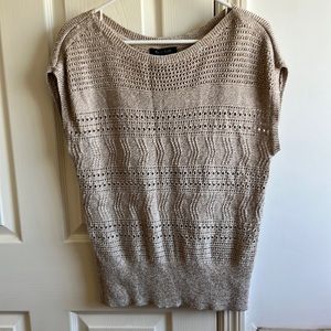 Short sleeved sweater by White House black market. Worn once. Size XL